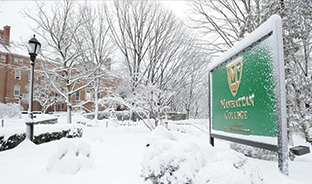 Photo of campus in winter. Link to What to Give. what-to-give.jpg