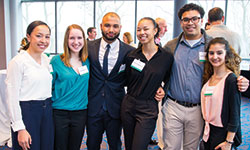 Photo of attendees of scholarship reception