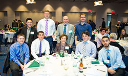 Photo of attendees at a Scholarship Dinner Photo of attendees at a Scholarship Dinner