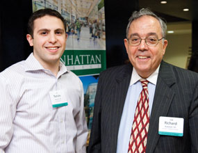 Richard V. Robilotti ’65 and student