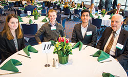 Photo of attendees of scholarship reception