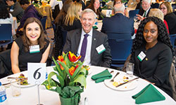 Photo of attendees of scholarship reception