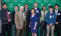Photo of attendees of scholarship reception