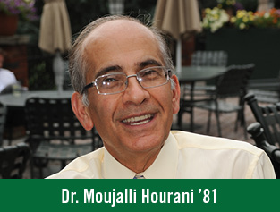 Photo of Dr. Moujalli Hourani ’81.