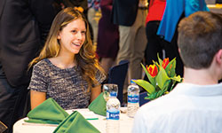 Photo of attendees of scholarship reception